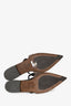 Brunello Cucinelli Taupe Suede Beaded Slingback Flats Size 37.5