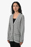 Fendi Black/White Allover FF Logo Cardigan Size 2