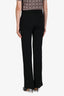 Emilio Pucci Black Pleated Wide Leg Trousers Size 6