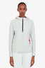 Hermès Washed Grey Mockneck Long Sleeve Hoodie Estimated Size XS