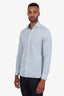 Zenga Blue Striped Cotton Button Up Shirt Size 39 Mens