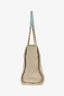 Pre-loved Chanel™ 2022 Beige/Blue Canvas Medium Deauville Shopping Tote