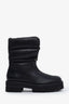 Stuart Weitzman Black Leather Quilted Panelled Boots Size 9