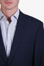 Etro Navy Blue Blazer Pants Suit Set Size 54 Mens