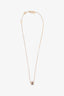 Bvlgari 18k Rose Gold & Ceramic B.Zero1 Pendant Necklace