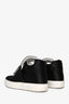 Roger Vivier Black Satin Crystal Embellished Buckle Slip-On Sneakers Size 36.5