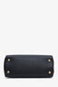 Fendi Black Leather Small 2Jours Bag with Strap