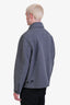 Theory Grey Wool Zip Jacket Size L Men's