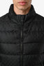 Gucci Black Monogram Down Puffer Jacket Size 46 Mens