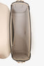 Gucci Silver Metallic Patent Leather GG Embossed Crossbody Bag
