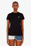 Prada Black Logo-Patch T-Shirt Size XS