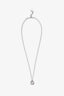 Gucci Sterling Silver Interlocking G Pendant Necklace