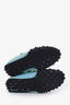 Off-White x Nike Blue Suede Nylon Waffle Racer Sneakers Size 9