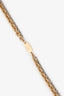 Louis Vuitton Two Tone Louise Long Pendant Necklace