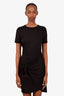 Veronica Beard Black Ruched 'Bernice' Dress Size XS