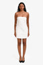 A.L.C. White Strapless Mini Dress Size 00