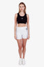 Chrome Hearts White Logo Biker Shorts Size M