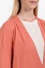 Hermès Salmon Pink Cashmere Cardigan Size 38