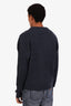 Acne Studios Navy Mohair Ribbed Crewneck Sweater Size S Mens