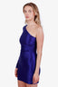 Gauge81 Purple One Shoulder Cut Out Mini Dress Size XS