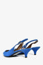 Hermès Blue Suede Slingback Heels Size 39