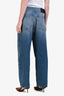Maison Margiela MM6 Blue Denim Button Barrel Leg Jean Size 30