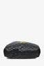 Saint Laurent Black Leather Quilted ICARE Oversized Bag with Pouch