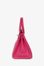Hermès 2011 Candy Collection Rose Tyrien Chevre Birkin 30 PHW