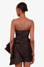 Helen O'Connor Black Strapless 'Sunshine' Mini Dress Size XS