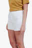 DL1961 White Denim Mini Shorts Size 26