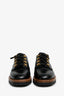 Christian Dior Black Leather Derby Shoes Size 36
