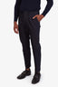 Tom Ford Navy Cotton Straight Leg Pants Size 32 Mens