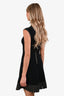 Ted Baker Black/Gold Fit and Flare Mini Dress Size 1