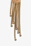 David Yurman 18K Yellow Gold Multi Strand Diamond Tassel Bracelet