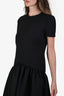 Alexander McQueen Black 2022 Black Cut Out Flare Mini Dress Size 40