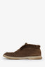 Loro Piana Brown Suede Summer Charms Walk Moccasins Size 40.5