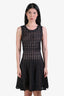 Alaïa Black Lace Sleeveless A-Line Dress Size 40