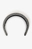Miu Miu Black/White Plaid Headband