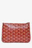 Goyard Red Goyardine Canvas 'Senat' PM Pouch