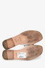 Hermès White Leather 'Auteuil' Sandals Size 39