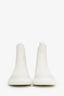 Christian Dior White D-Racer Ankle Boots Size 38.5