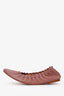 See by Chloe Dark Pink Leather Jane Ballet Flats Size 36