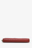 Gucci Red Leather Zip Wallet