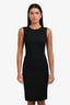 D&G Black Cotton Sleeveless Pencil Dress Size 36