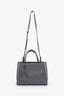 Fendi Grey Grained Leather Small 2Jours Tote with Strap