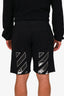 Off-White Black Cotton Lightweight Shorts Size M Mens