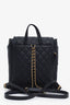 Pre-loved Chanel™ 2019 Black Caviar Quilted CC Filigree Backpack