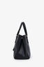 Prada Black Saffiano Leather Double Zip Galleria Tote With Strap