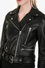 Acne Studios Black Leather Jacket Size 34