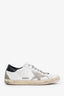 Golden Goose White Leather Super-Star Sneakers Size 39